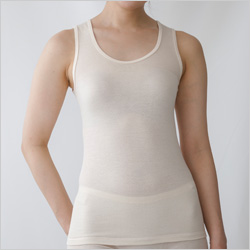 綿100% タンクトップインナー