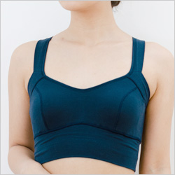 スーピマコットン超立体ハーフトップブラ