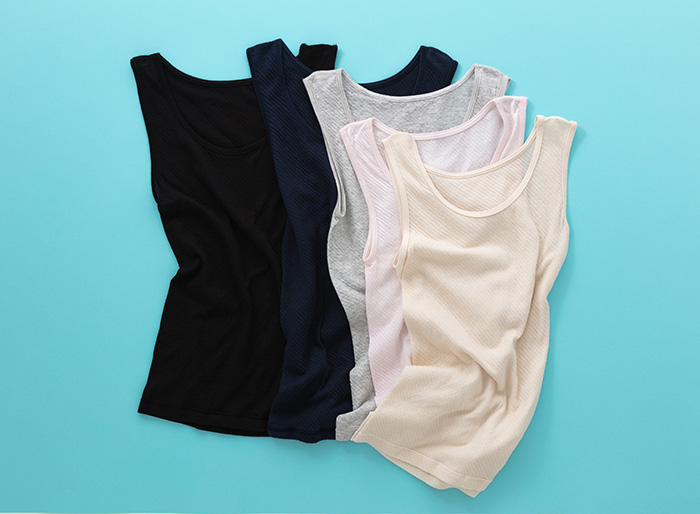 綿100%タンクトップ