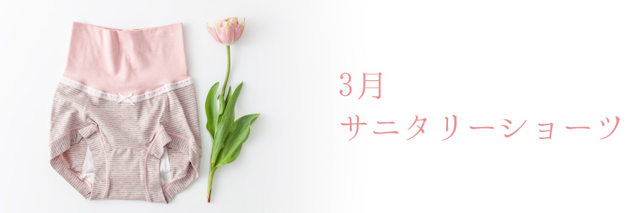 3月サニタリーショーツ
