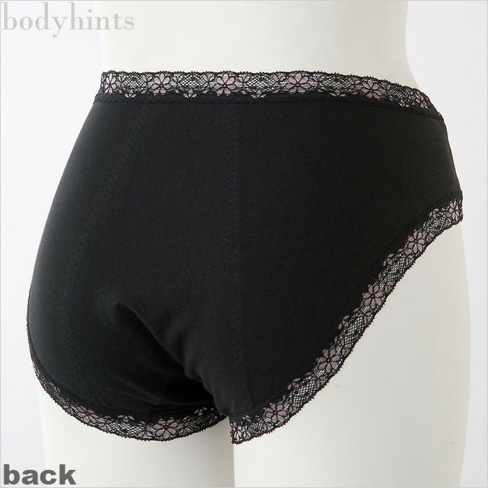 【夜用/ウルトラナイト】 前つたい防止ロングシートサニタリーショーツ（生理用パンツ）