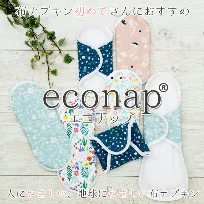 布ナプキン（エコナップR）3サイズおためし3枚セット 日本製 送料無料