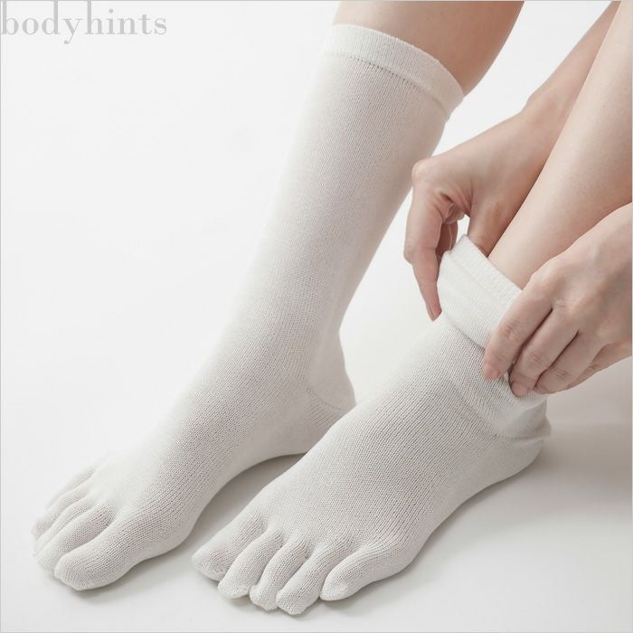 bodyhints シルク100% 5本指靴下 6セット シルク100% 靴下 5本指 日本製 | 日々の暮らしにやさしい下着