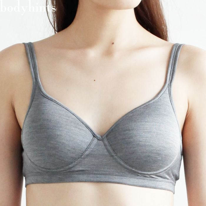【おうちで洗えるシルク100％】 モールドソフトブラ（ノンワイヤー）