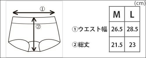 BeJUSTショーツ やんわりフィット ボーイレングス丈