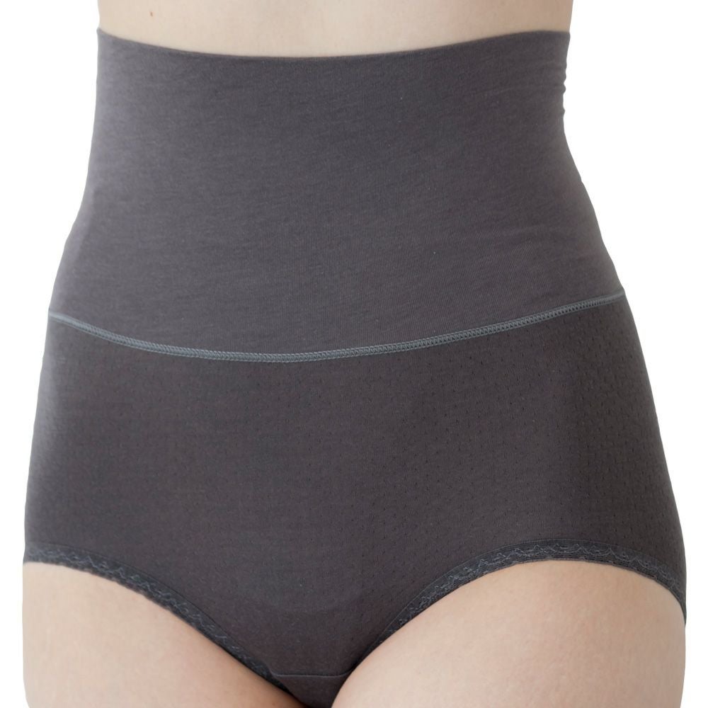  米ぬかエアリーガーゼ腹巻付きショーツ 【日本製】