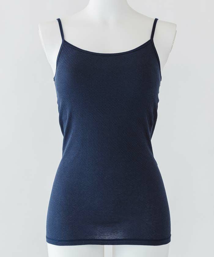 綿100％カップ付きキャミソール 日本製