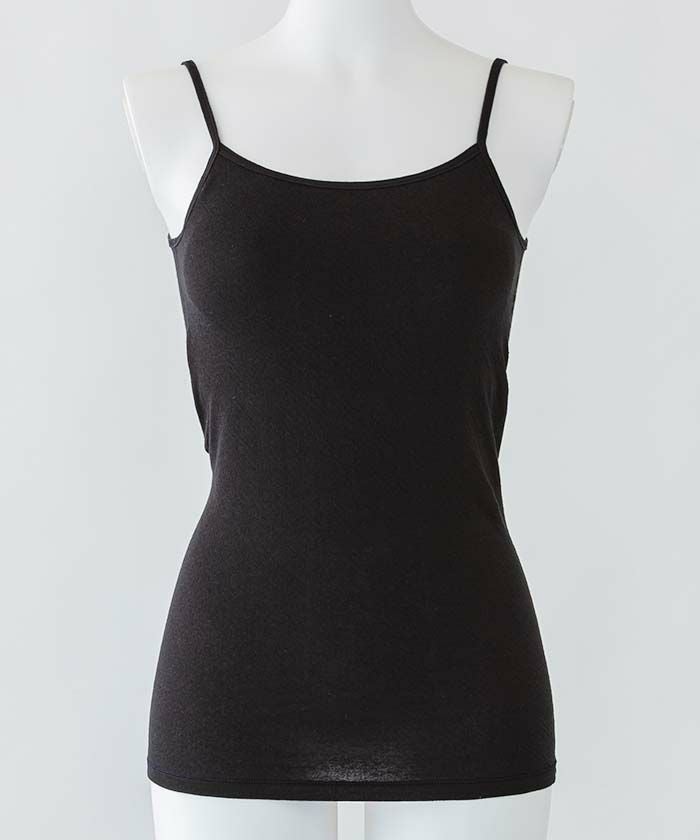 綿100％カップ付きキャミソール 日本製