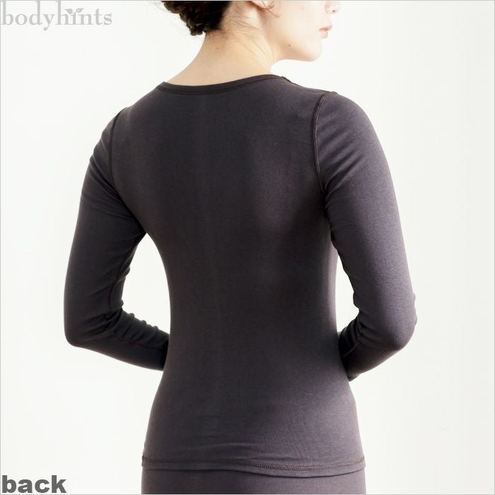 カシミヤコットン 長袖インナー レギンス 上下セット