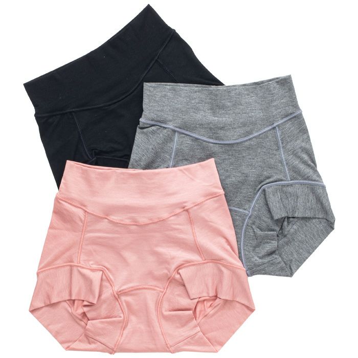 テンセル(TM)繊維 超立体ショーツ 二重マチ 3枚セット 日本製 送料無料